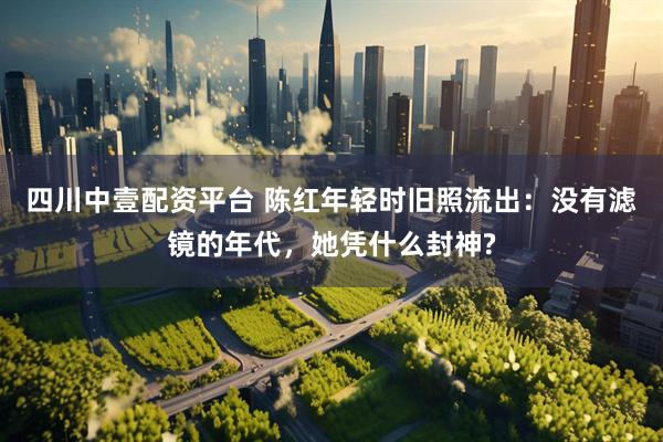 四川中壹配资平台 陈红年轻时旧照流出：没有滤镜的年代，她凭什么封神?